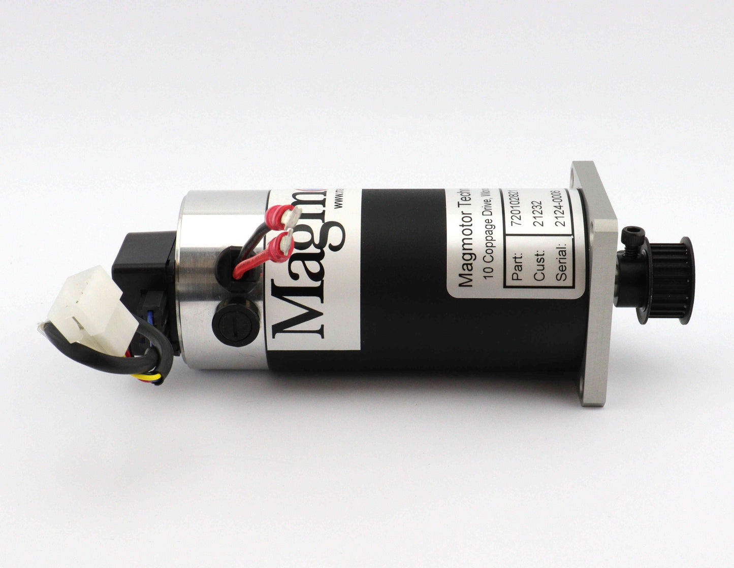 Magmotor C21-E-230FE Brushed Motor 720102821 Side View