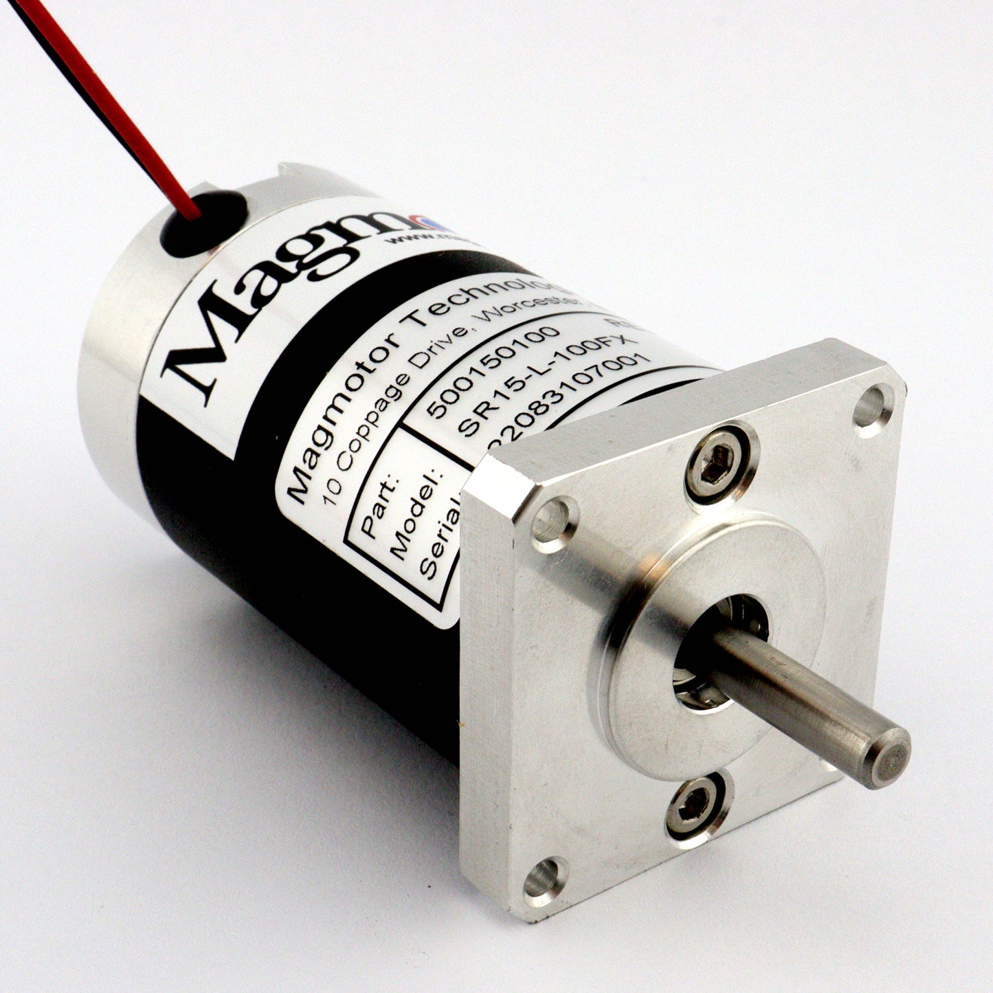 Magmotor sr15-l-100fx Brushed Motor 500150100 Front View