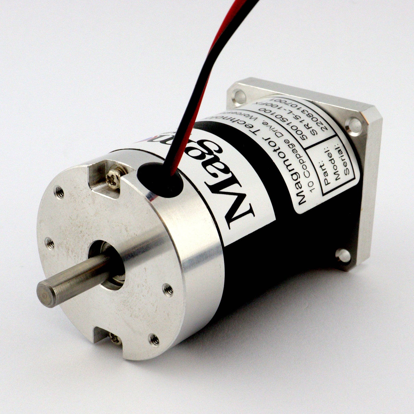 Magmotor sr15-l-100fx Brushed Motor 500150100 Back View