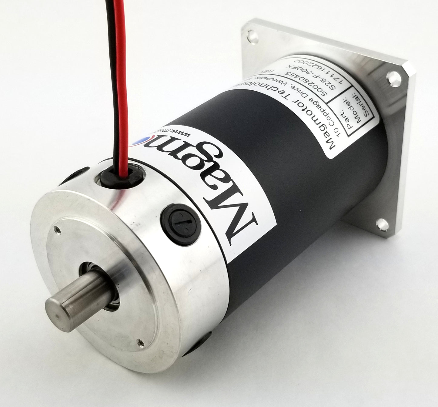 Magmotor S28-F-300FX 110 to 170 Volt 4 Pole Brushed Motor 500280455 Rear View