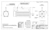 Magmotor BFA23-2F-400FE 24 to 72 Volt 8 Pole Brushless Motor Drawing