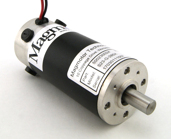 Magmotor S23-G-285X 24 to 24 Volt 4 Pole Brushed Motor Front View
