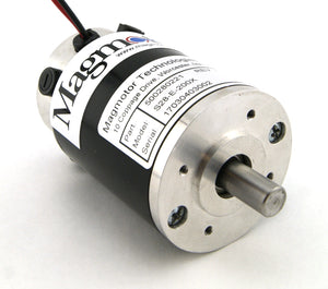 Magmotor S28-E-200X 66 to 110 Volt 4 Pole Brushed Motor Front View
