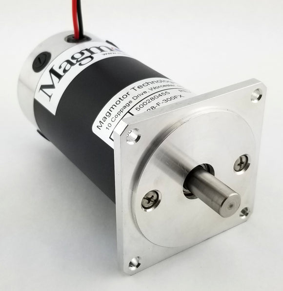 Magmotor S28-F-300FX 110 to 170 Volt 4 Pole Brushed Motor Front View
