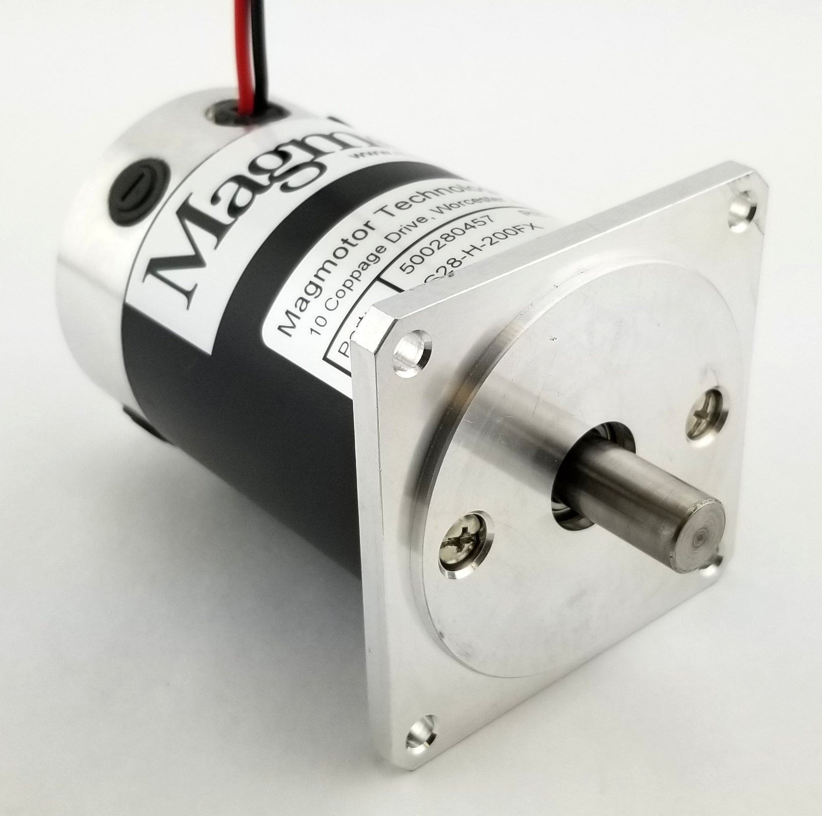 Magmotor S28-H-200FX 36 to 72 Volt 4 Pole Brushed Motor 500280457 Front View