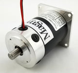 Magmotor S28-H-200FX 36 to 72 Volt 4 Pole Brushed Motor Rear View