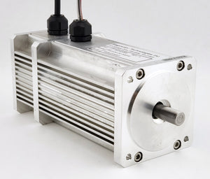 Magmotor BFA34-2E-300FE 36 to 72 Volt 8 Pole Brushless Motor Front View